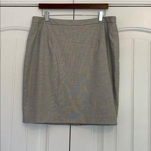Gray Pencil Skirt